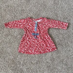 Old Navy baby girls toddler girls long sleeve flower floral dress 12-18 months